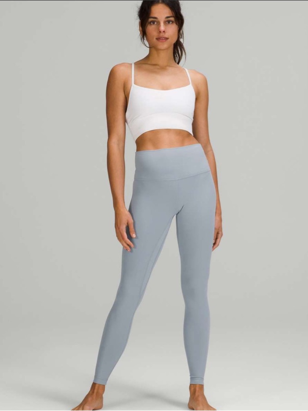 lululemon Align High-Rise Pant 28” Chambray Blue Nulu Leggings Size 8
